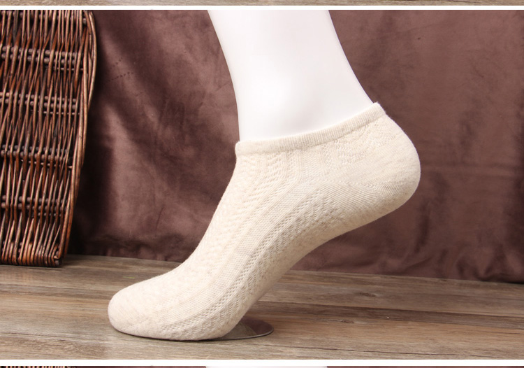 男士春夏秋季短袜纯色简约休闲短腰袜薄棉透气运动袜