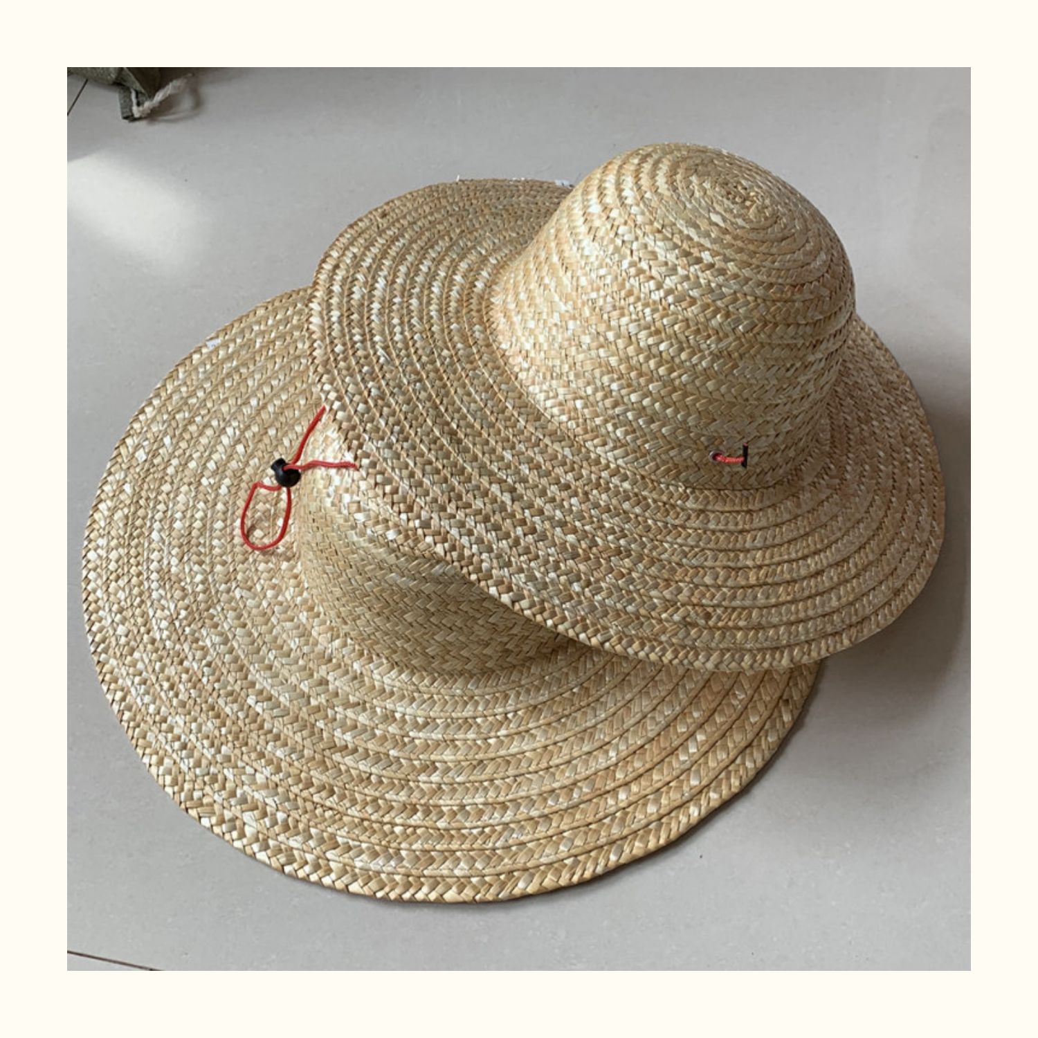 new lake帽子 new lake手工麦秆草帽男钓鱼帽户外田园防晒遮阳帽子女