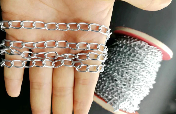 超级新品 小铁链子细铁链子吊牌链条广告牌链条吊链挂链1.5mm灯链70米