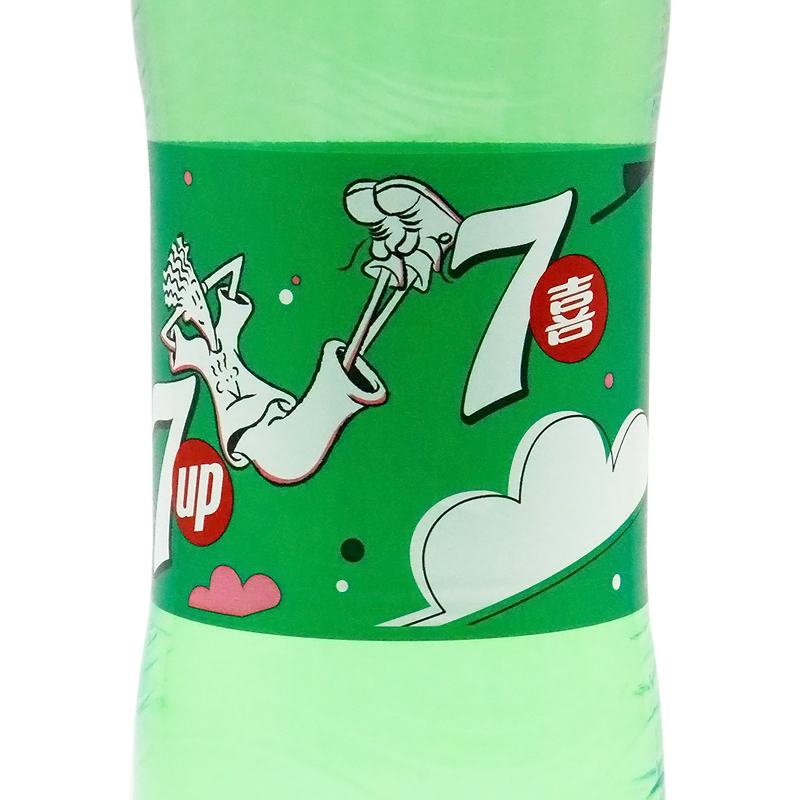 七喜7up 檸檬味 汽水碳酸飲料 2l*6瓶 整箱裝 百事可樂公司出品(新老