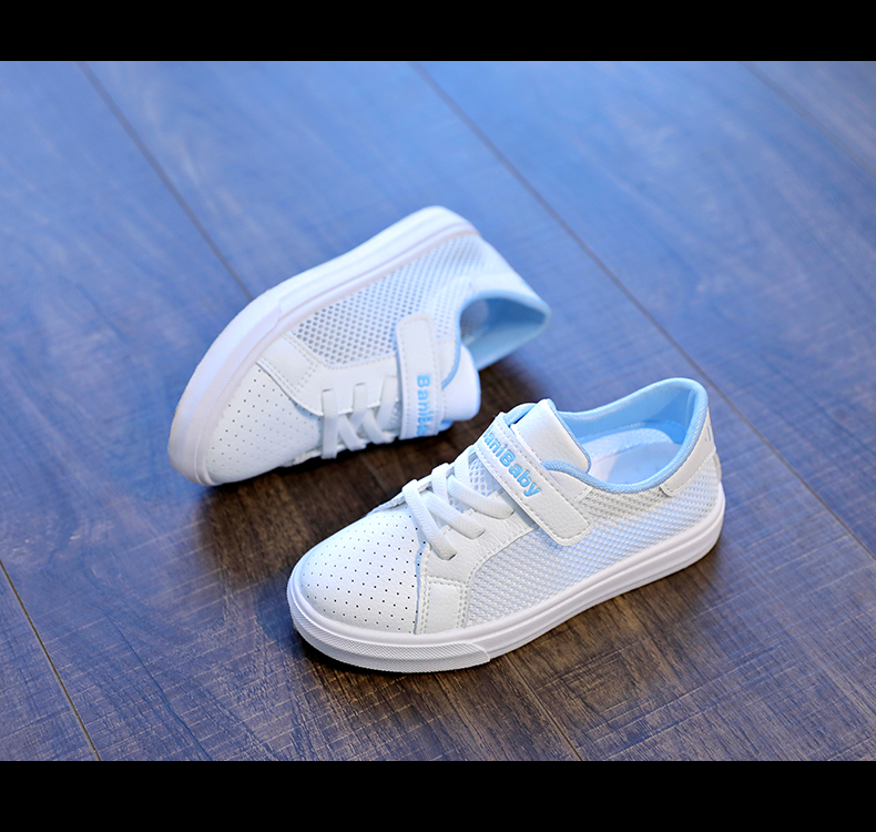 小白鞋2019夏季透气网鞋儿童网面运动鞋小学生白色软底鞋子秋【价格