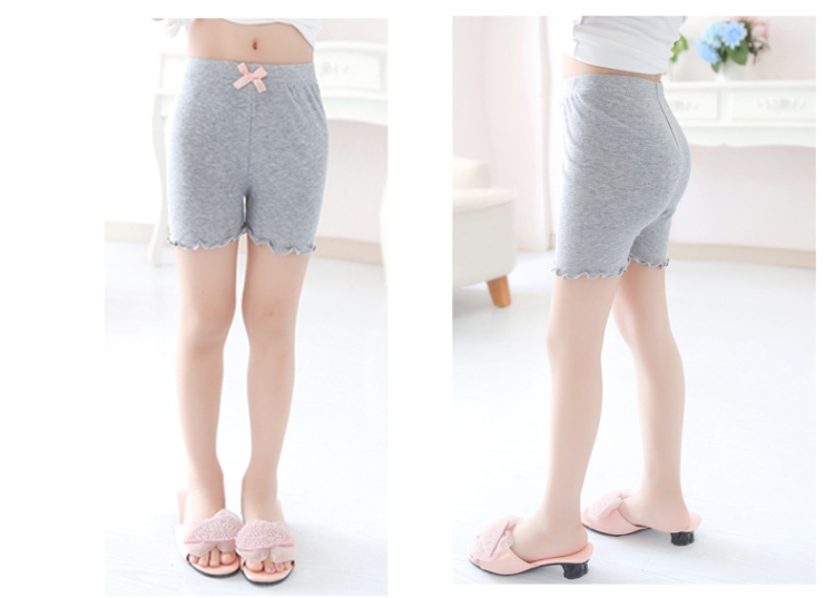 女孩女童安全裤防走光保险裤中童白色打底裤夏装小学生短裤薄款