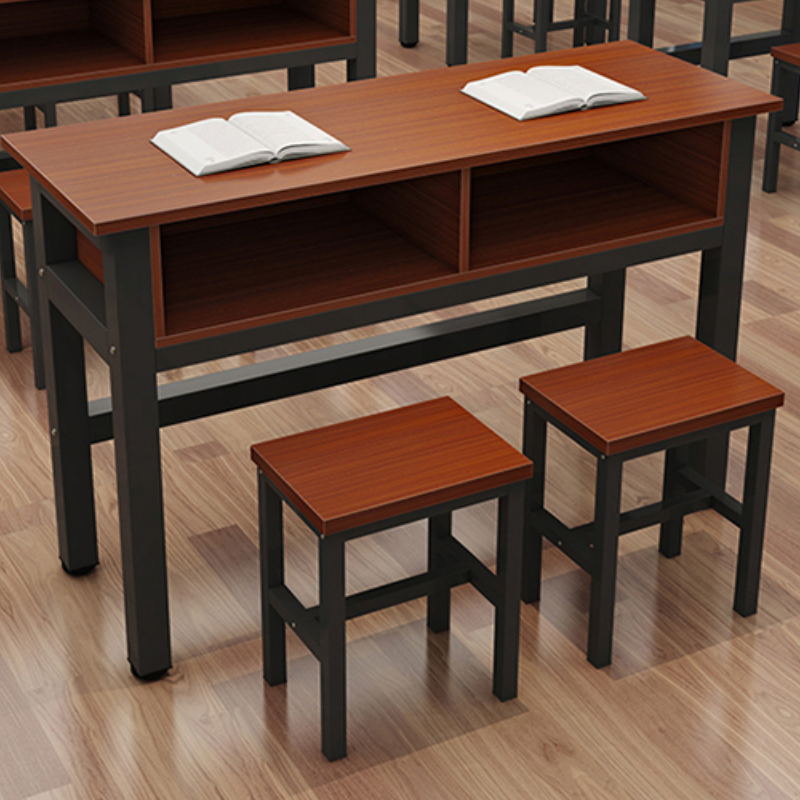 顶鸿dh-hy0856中小学生双层课桌辅导班培训桌补习班带抽屉课桌椅 双人