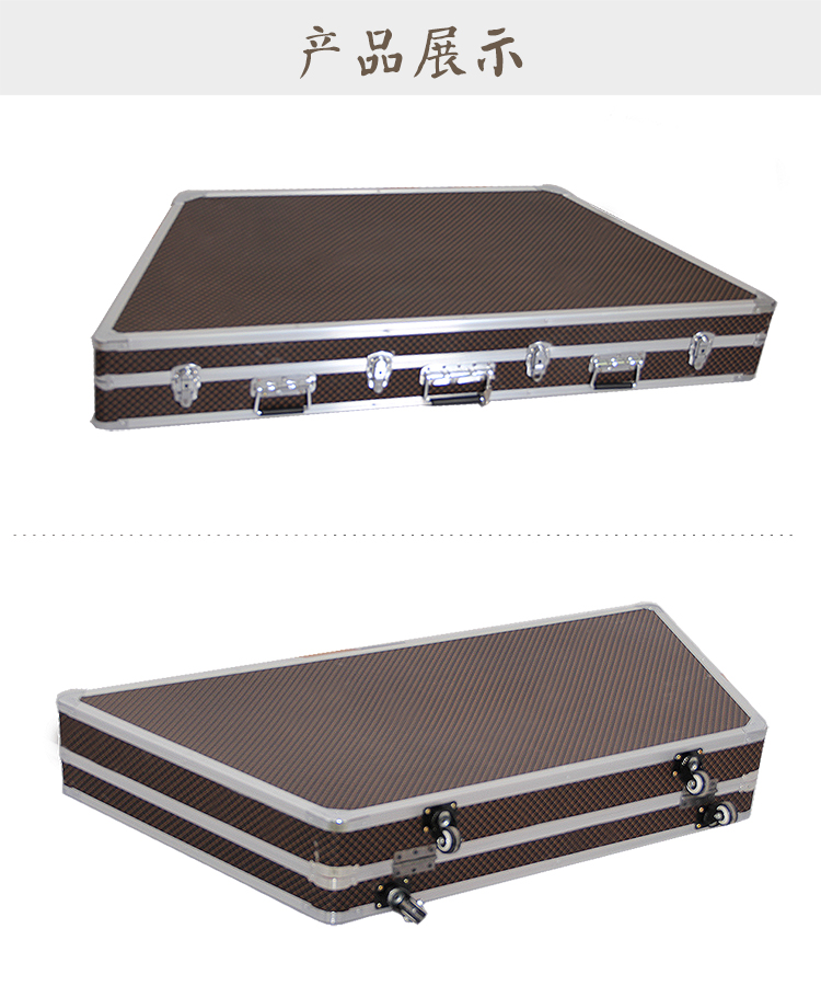 梵巢牌扬琴盒铝合金包边箱子轮子可滑动携带乐器配件402扬琴盒子yqp02