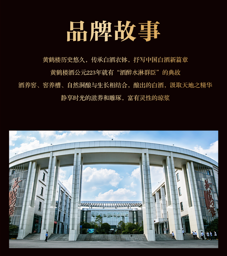 酒厂直营黄鹤楼洞酿9兼香型白酒42度500ml4整箱送礼白酒42度