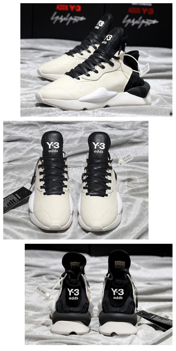 斌哲y3同款老爹鞋addsy3男鞋addsy3黑武士真皮厚底忍者情侣老爹鞋ins