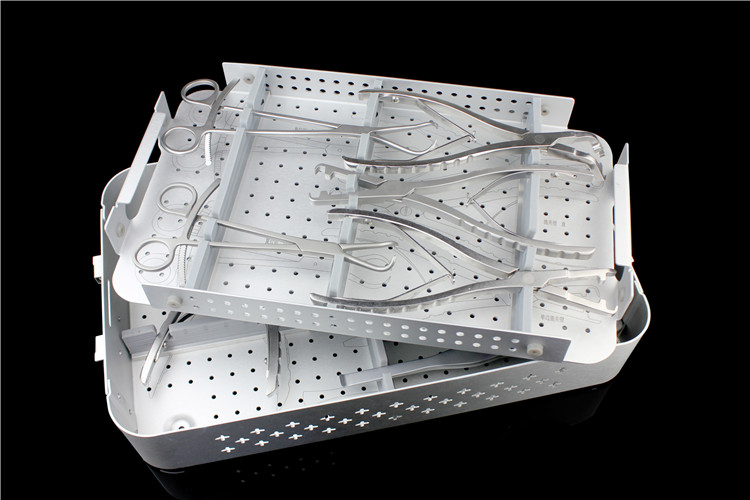 huatrau骨科手术器械肋骨器械包环抱式钢板六爪式钛板塑形折弯压制