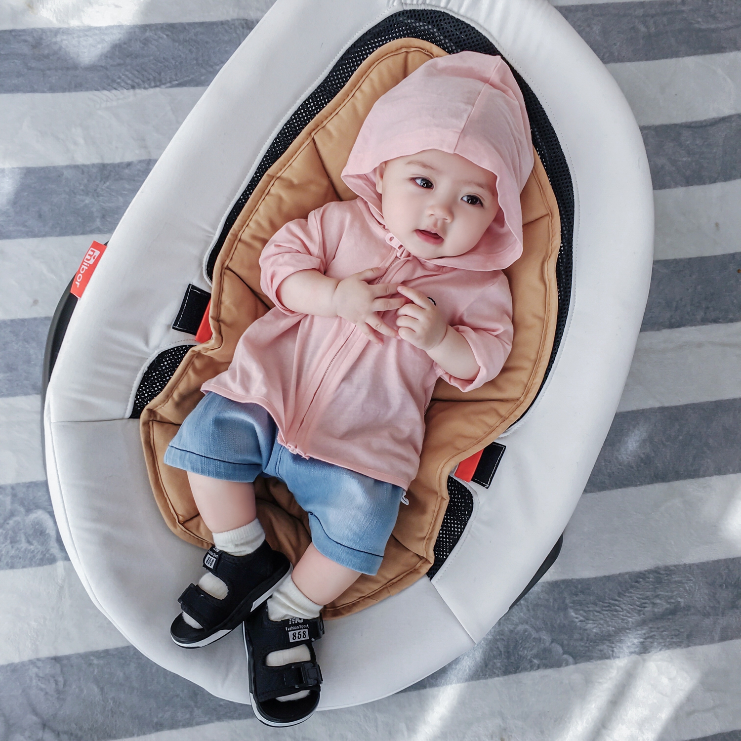 婴儿服防晒衣夏季女宝儿童薄款透气纯棉超薄女宝宝夏外套宝小 简翔