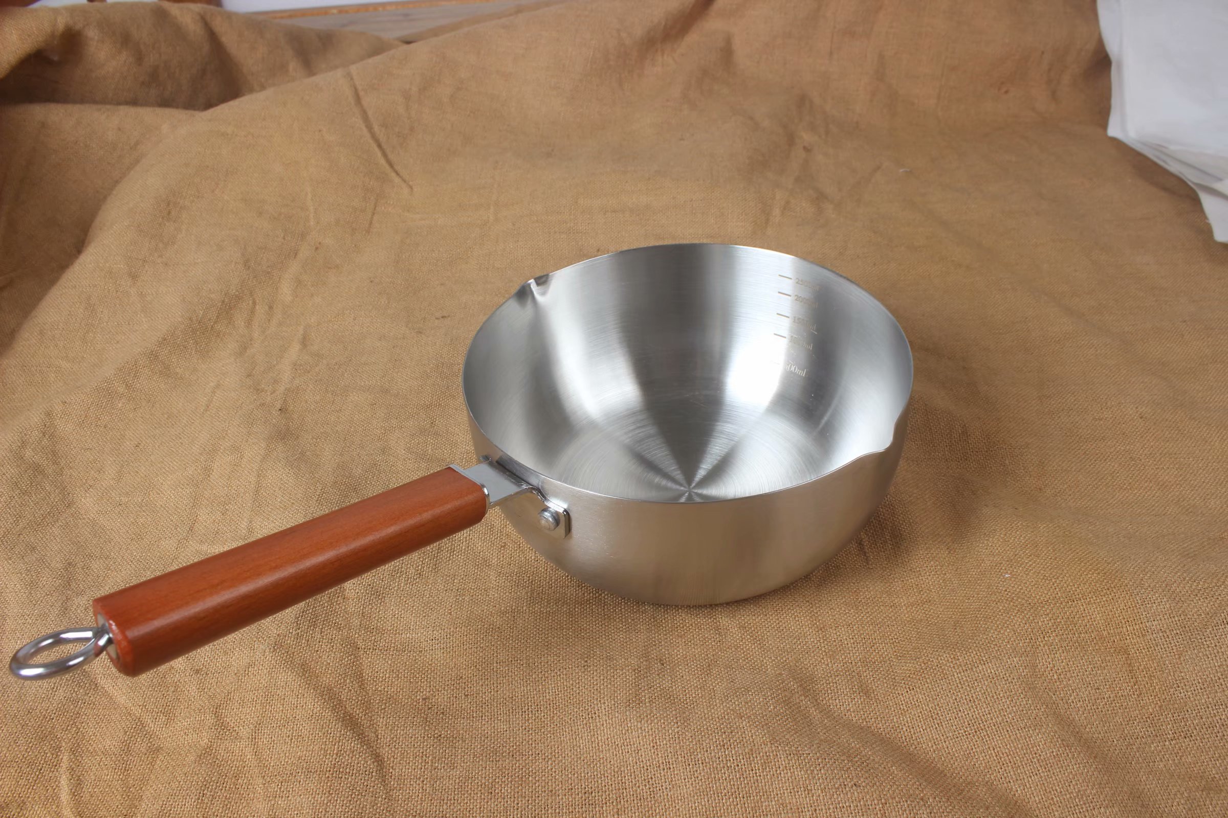 加厚日式不锈钢雪平锅小奶锅泡面锅单木柄汤锅电磁炉锅具fenghou口径