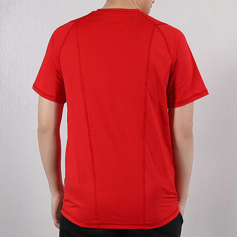 adidas阿迪达斯短袖男2020夏季新款运动服红色休闲圆领t恤cw1955