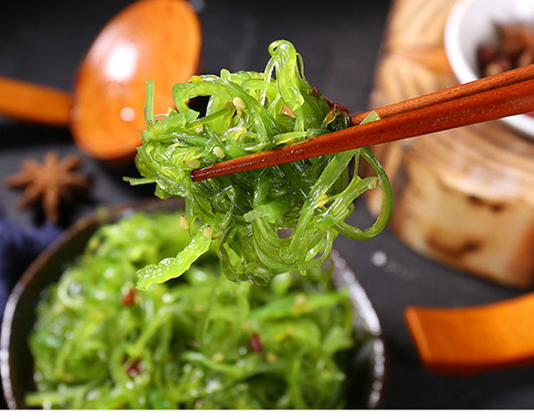 裙带菜丝即食海白菜龙须菜咸菜下饭菜袋装开胃菜拌饭凉拌菜梗丝裙带菜