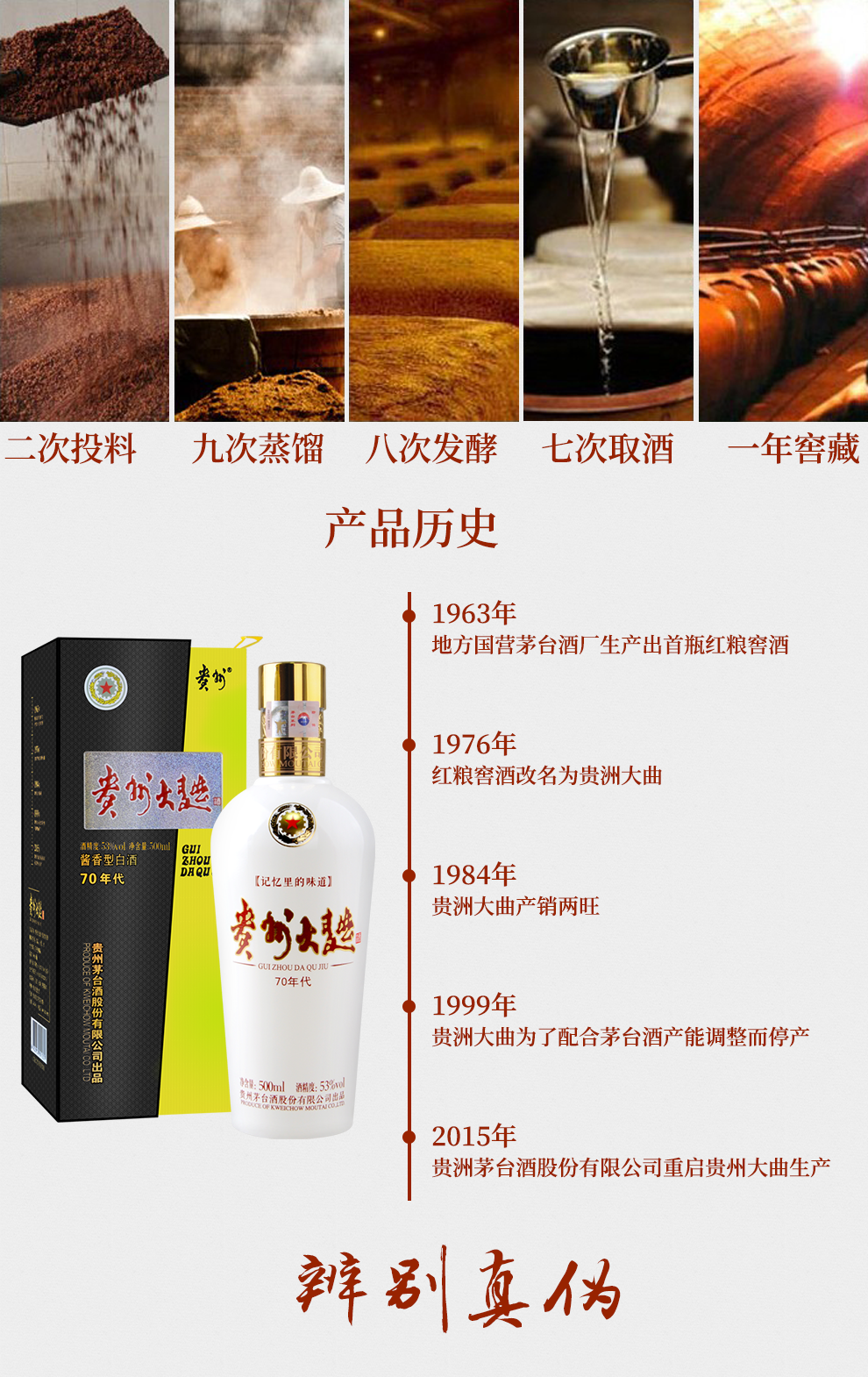 贵州茅台酒股份出品贵州大曲酒年代酱酒53度酱香型白酒大曲酒70年代