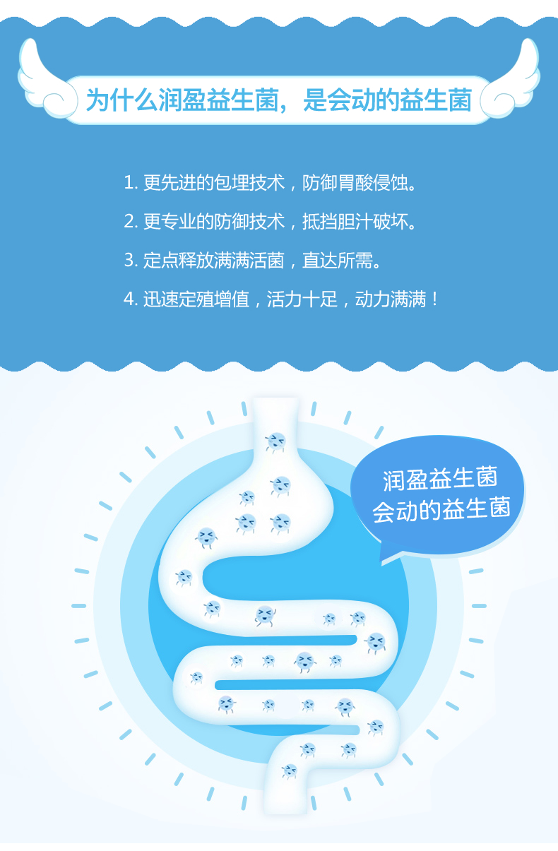 润盈智活性益生菌粉72克2克36