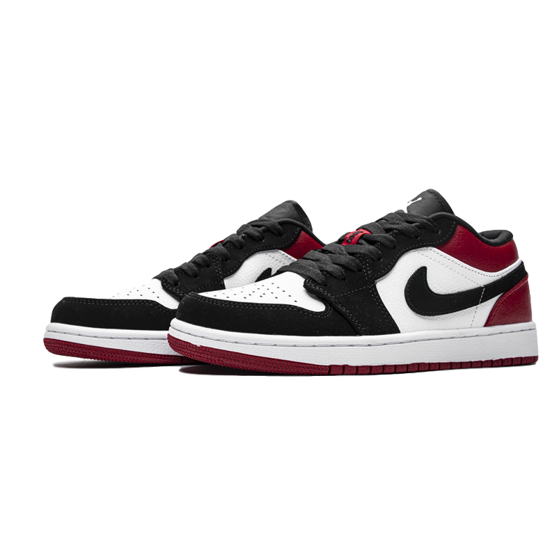 jordan1aj1黑脚趾男女低帮运动休闲篮球板鞋跑步鞋553558116