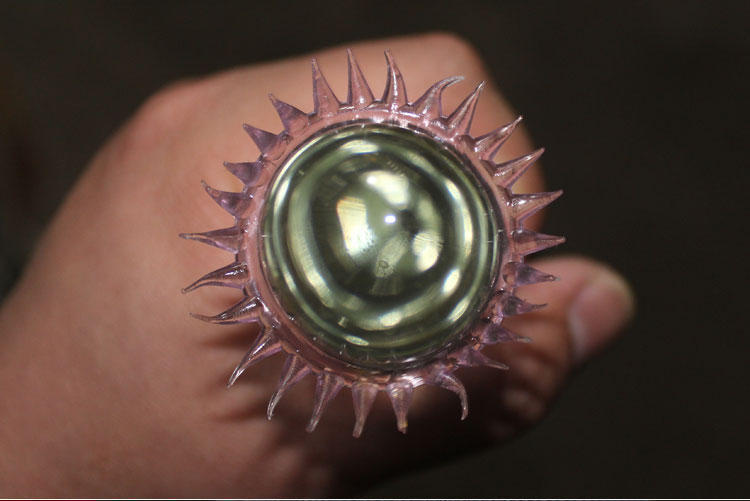 《软胶羊眼圈锁精环男用高潮刺激阴蒂延时环带刺狼牙套成人情趣用品