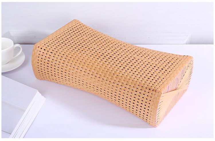 夏凉枕pe藤编夏天枕头仿竹编空心凉枕夏天枕头汗蒸房凉枕头