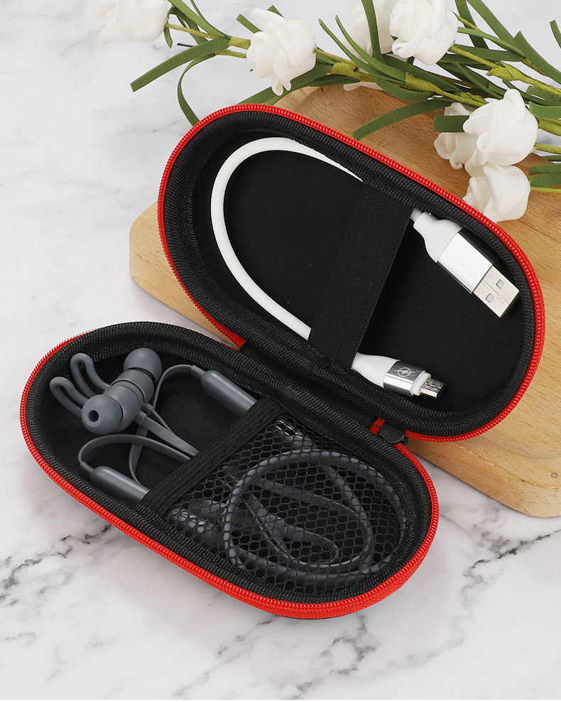 beatsx蓝牙耳机收纳包华为freelacepro耳机收纳盒多功能通用抗压beats