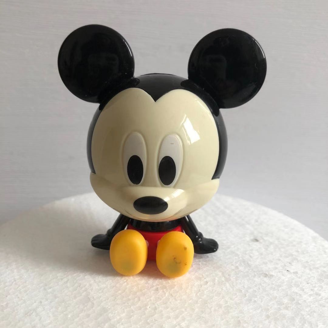 《烘焙蛋糕装饰玩具大头q版米老鼠米奇米妮 生日礼物卡通 10对》无著