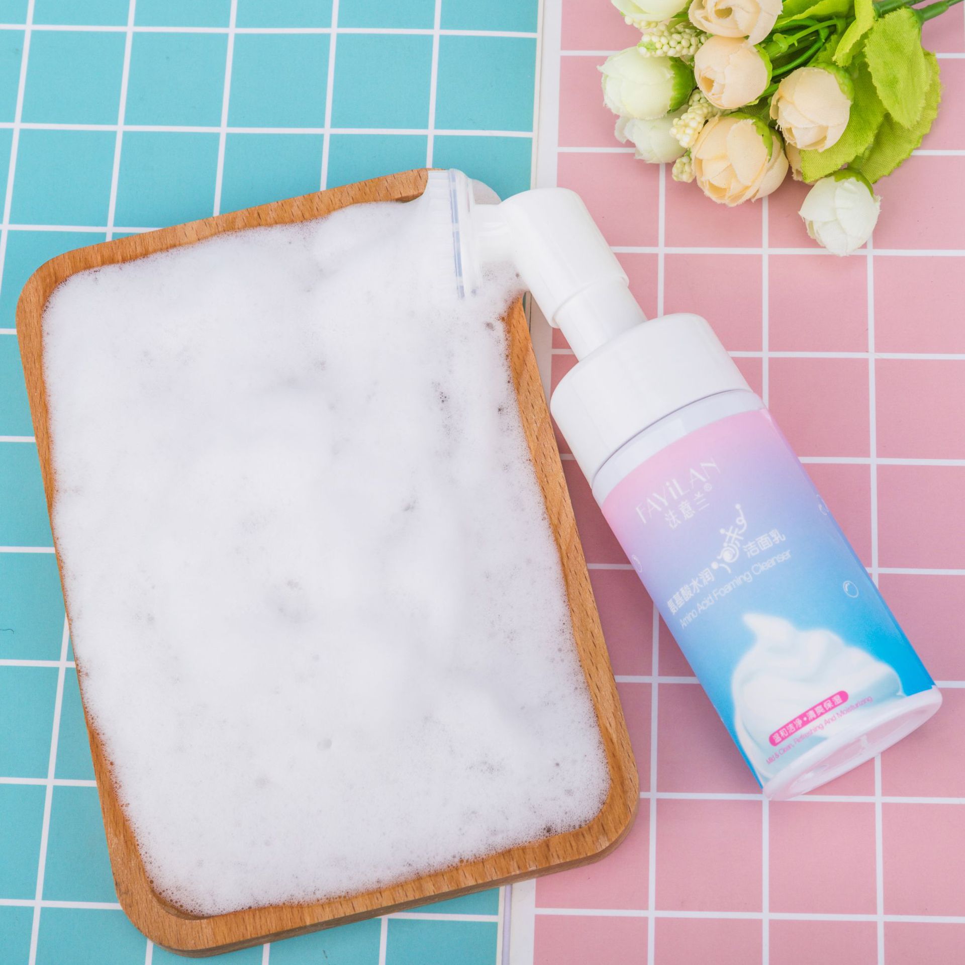 法意兰氨基酸泡沫洁面乳洁面慕斯抖音洗面奶温和正品护肤产品