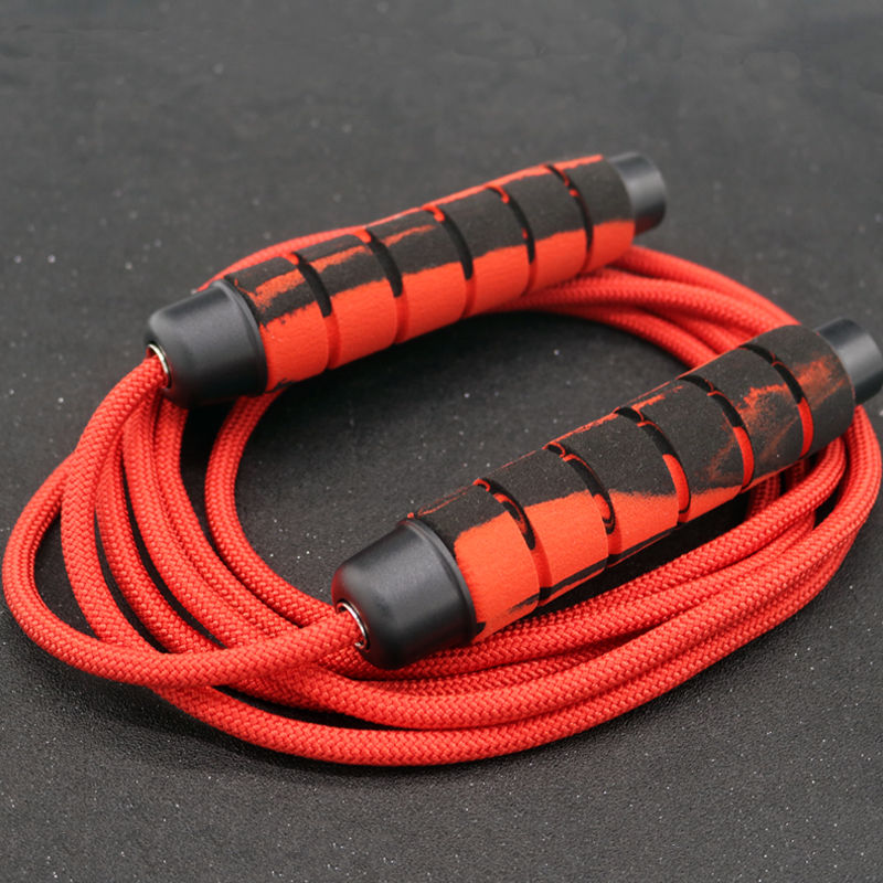 跳绳减肥成人运动器材家用女健身运动男中考专用负重加粗尼龙跳绳