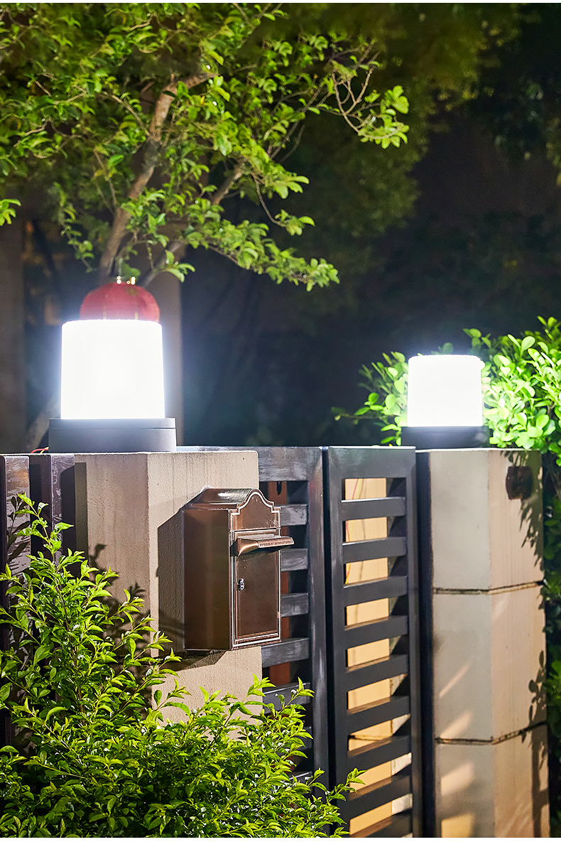 柱头灯围墙灯大灯室外别墅柱灯户外家用庭院柱子灯超亮墙头灯中精质造