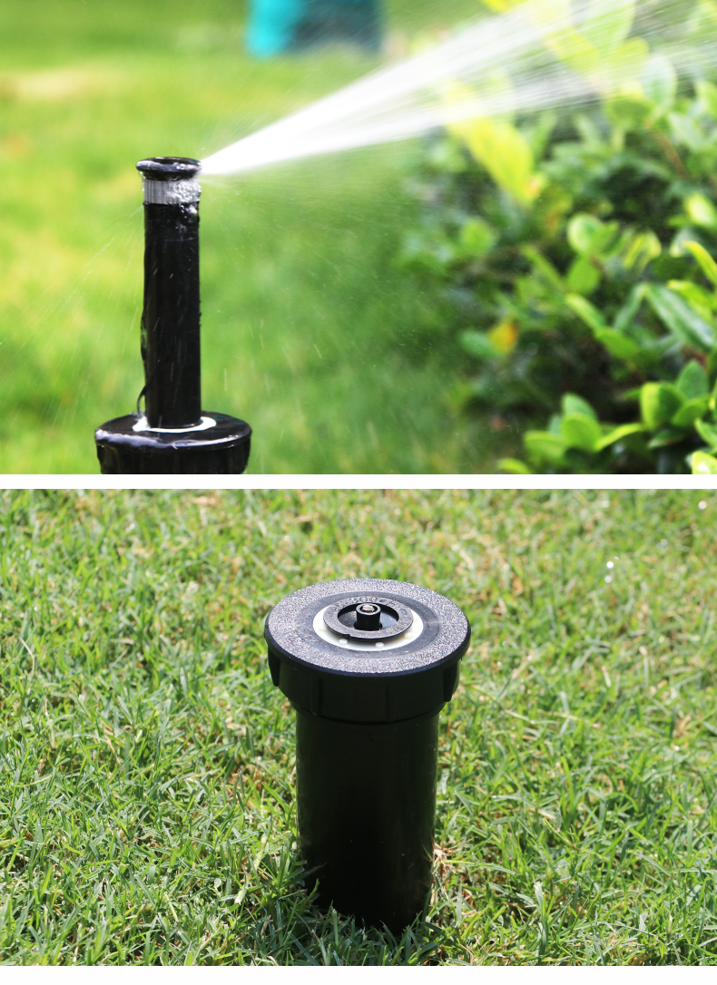 汉轩地埋喷头4分地埋式散射喷头弹跳式升降可调360度喷洒喷头园林花园