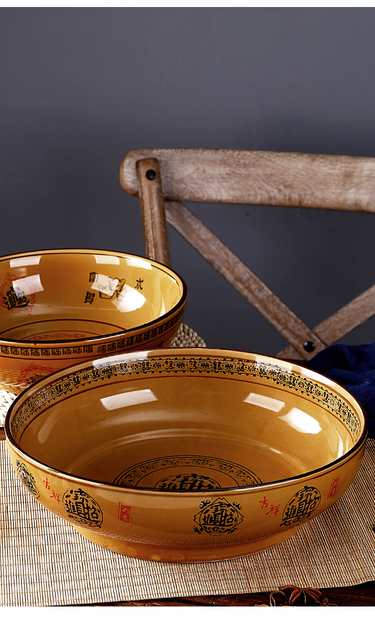 大碗水煮鱼大盆碗家用大号陶瓷毛血旺碗汤碗