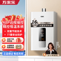 万家乐恒温王燃气热水器 升级0.1度16升恒温智能变升 ECO节能电辅防冻WIFI智控天然气16DP1(F)