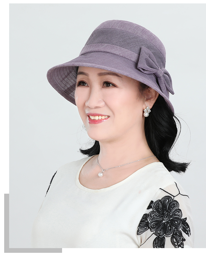 中老年帽女夏天防晒遮阳帽春夏老奶奶透气凉中年妈妈太阳帽