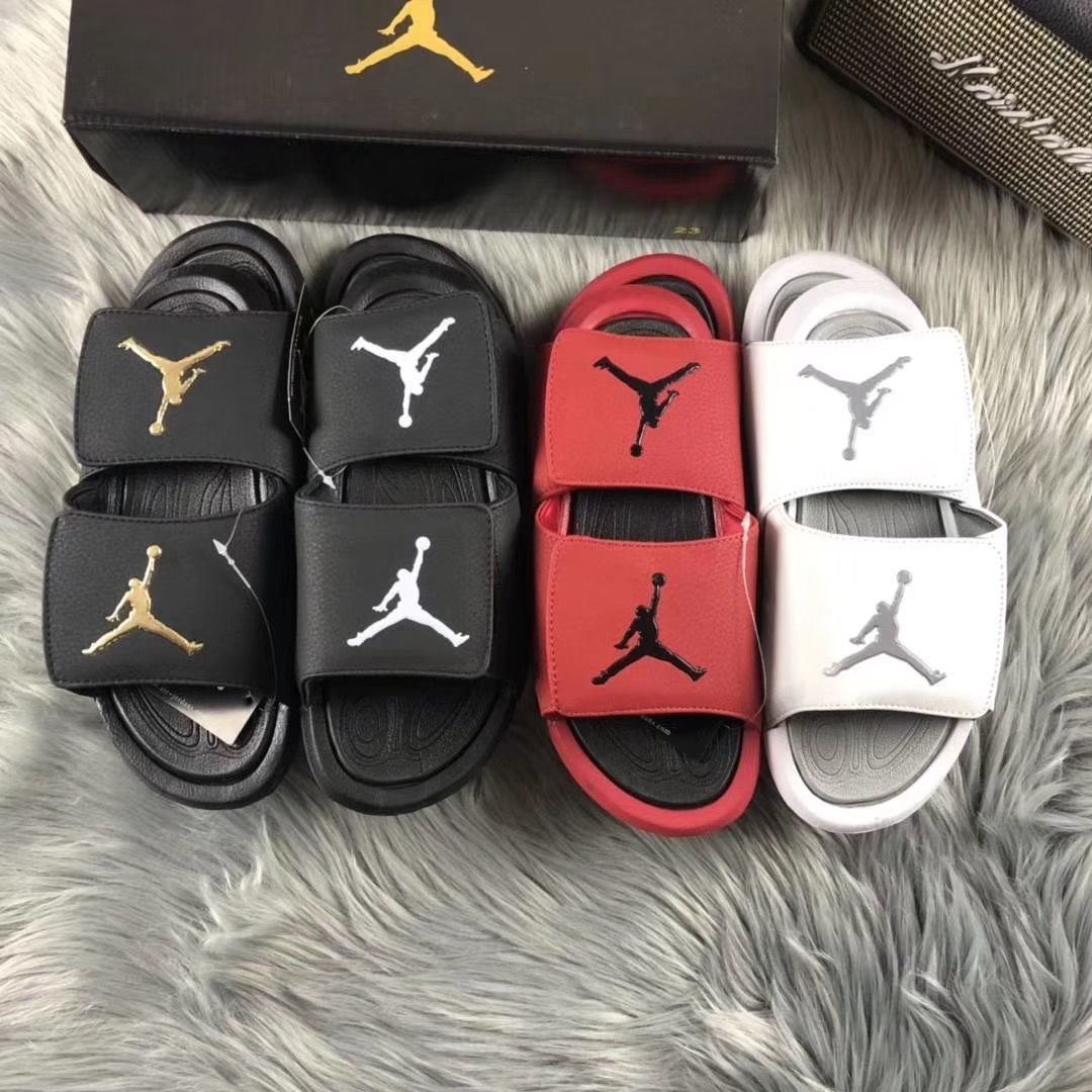 乔6飞人拖鞋男夏季居家户外aj一字拖社会小伙乔六沙滩情侣女拖鞋乔6