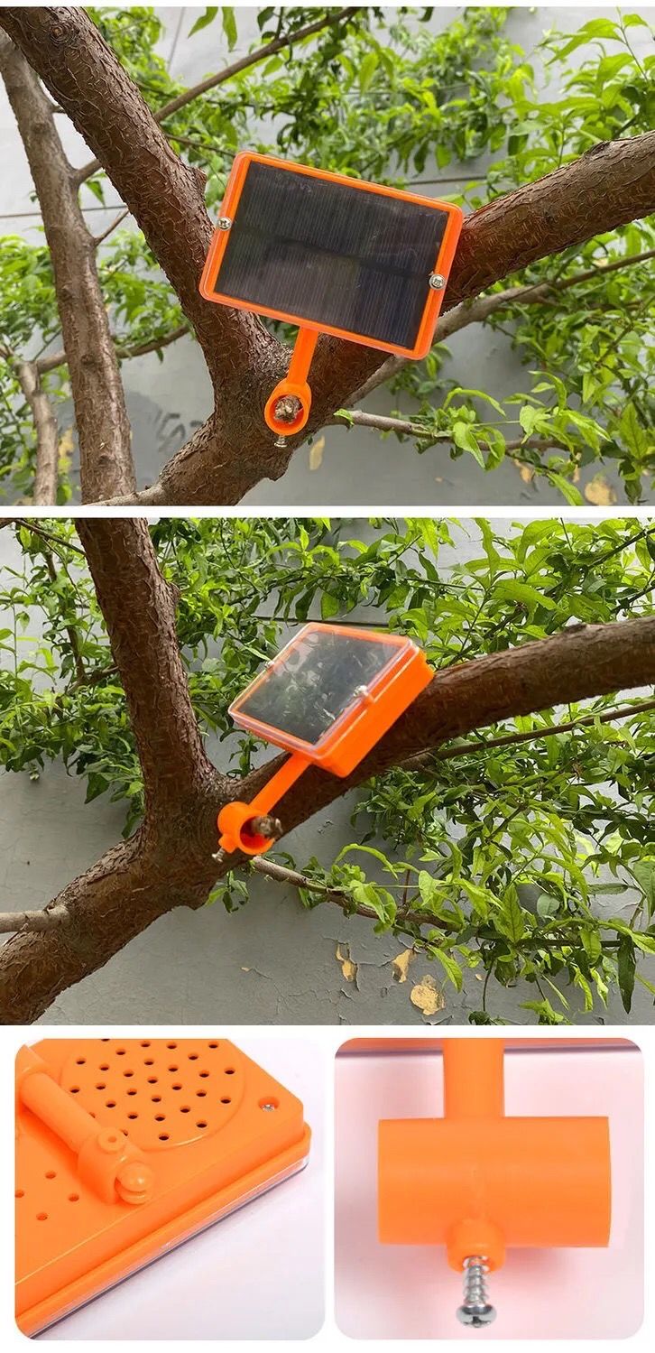 风力驱鸟器太阳能语音驱鸟神器家用户外防鸟器果园鱼塘赶鸟吓鸟器