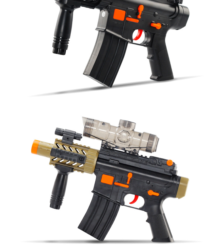 机器手臂电动水弹连发软弹吸水水晶弹仿真ak47玩具手冲锋