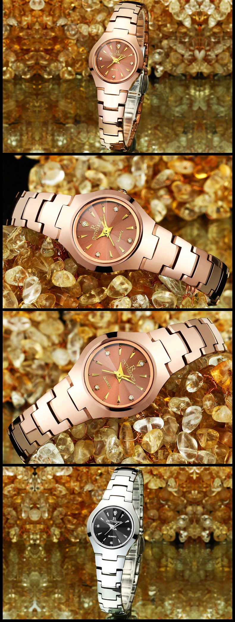 瑞之缘石英表rzy005 瑞之缘正品手表超薄女士手表防水石英表情侣腕表