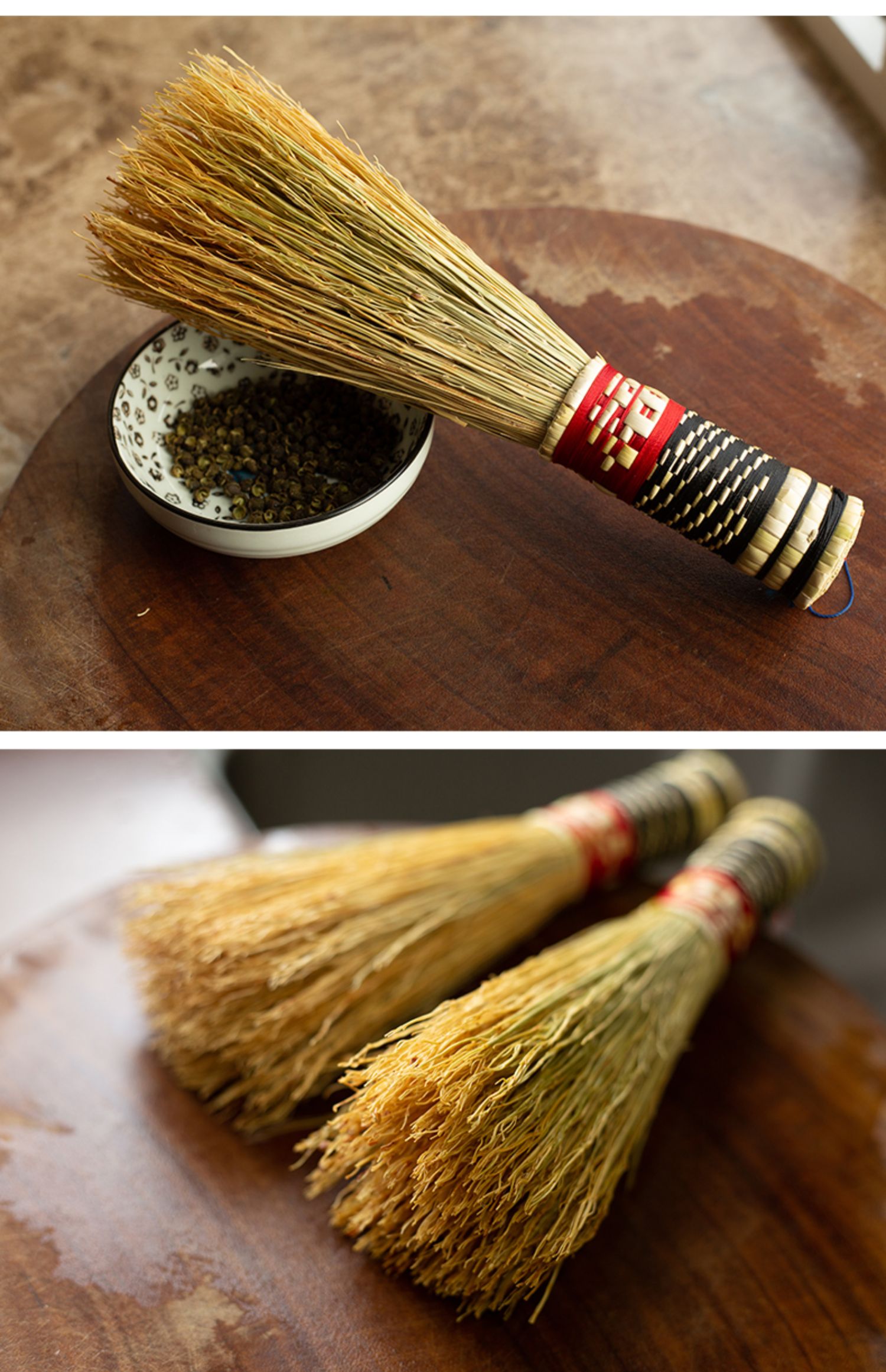 敬平高粱草锅刷不伤锅清洁器老式炊帚软毛刷子家用厨房洗锅 高粱福字