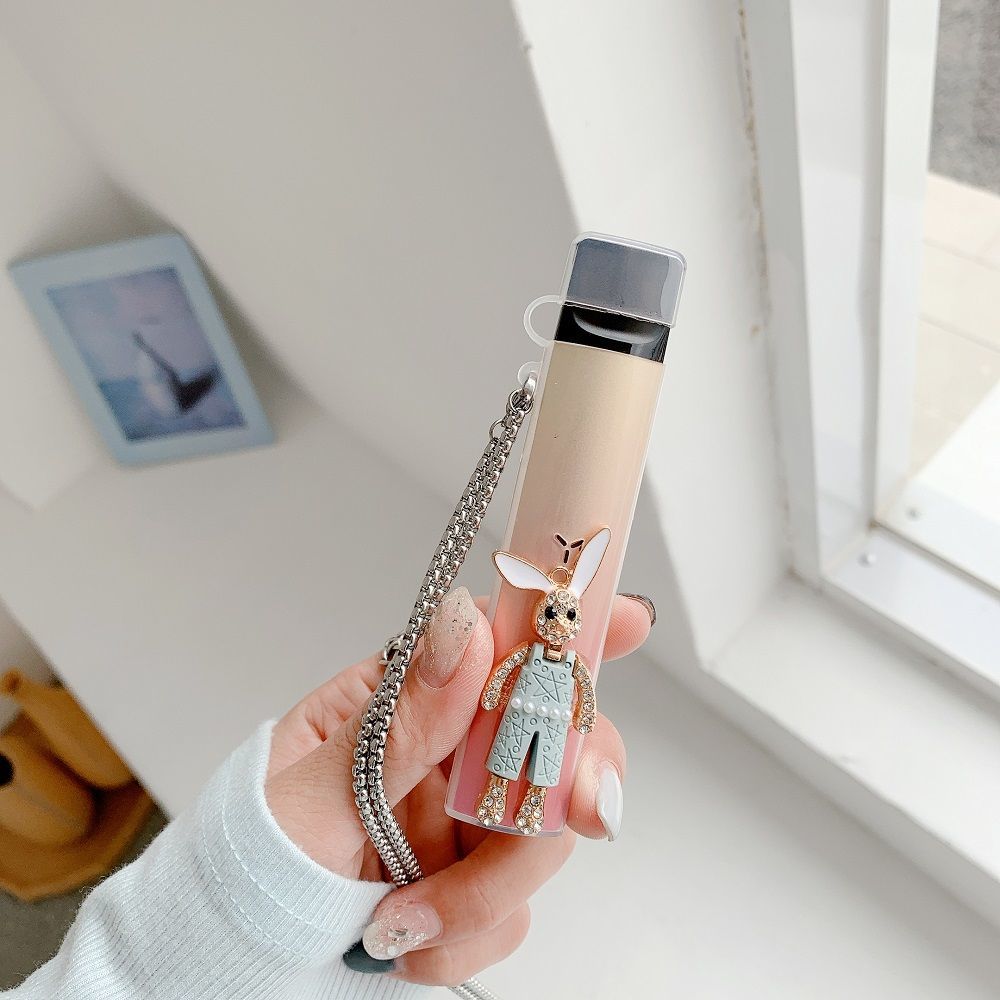 柚子二代保护套yooz硅胶壳一代2代电子器烟杆防尘烟套挂绳挂链帽 柚子