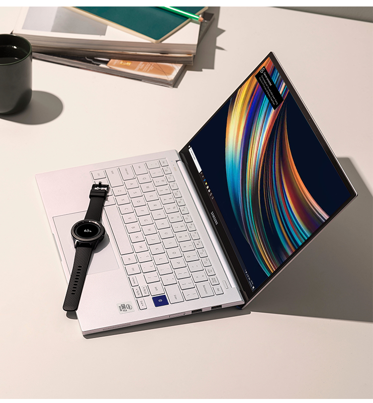 三星samsunggalaxybookion2020新款qled133英寸970g商务便携轻薄本