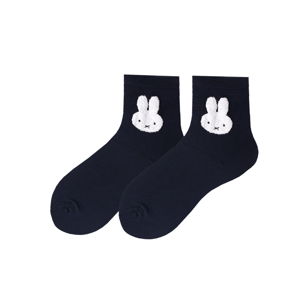 甜美可爱软妹小白兔子中筒女袜ins潮日系学院风卡通少女心棉袜子