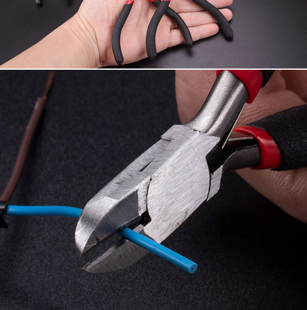 敬平(jing ping)夹持类工具迷你钳子 jing ping手工diy5寸手工小钳子