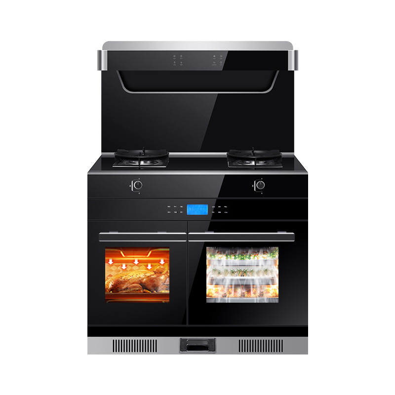 自营 sast/先科集成灶家用智能变频下排式烟灶消蒸烤一体自清洗环保灶