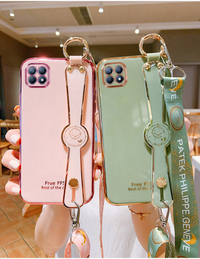 《oppoa53手机壳5g版oppo a53腕带硅胶保护套软壳opqo斜挎挂绳女a53