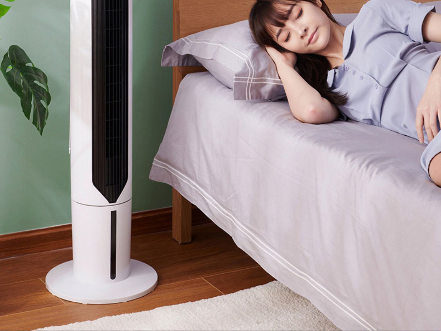 先锋电风扇水冷塔扇家用塔式空调扇落地扇 立式加水冷风扇