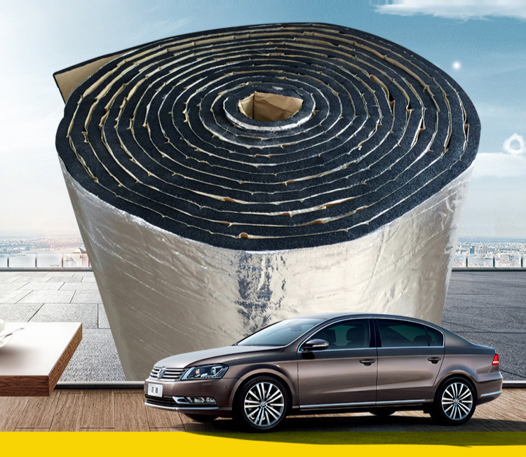 定做 隔音毡隔音棉汽车止震板四全车隔音材料发动机隔热棉铝箔吸音棉