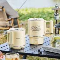 苏泊尔(SUPOR)电热水壶烧水壶电水壶烧水杯旅行便携式家用多功能 316L折叠不锈钢SW-06E02A