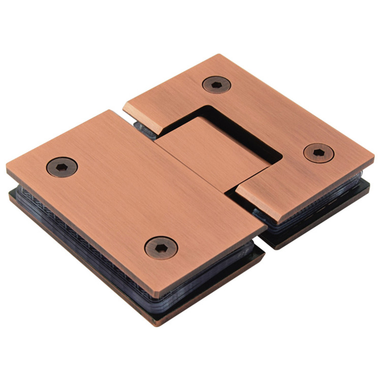 jing ping双向玻璃门合页浴室夹淋浴房无框实心门夹折页铰链304不锈钢