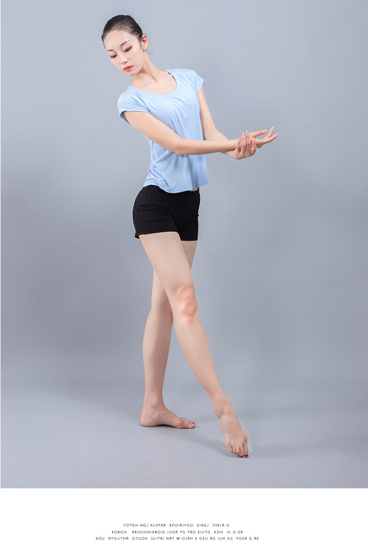 舞蹈短裤女练功裤防走光瑜伽短裤夏季薄款紧身钢管舞表演服装y1