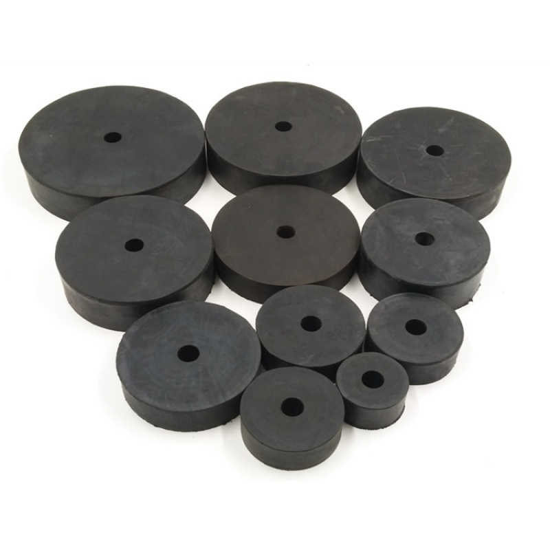 定做 高弹性橡胶缓冲垫 加厚空调减震垫 水泵隔音垫 机械减震垫 缓冲