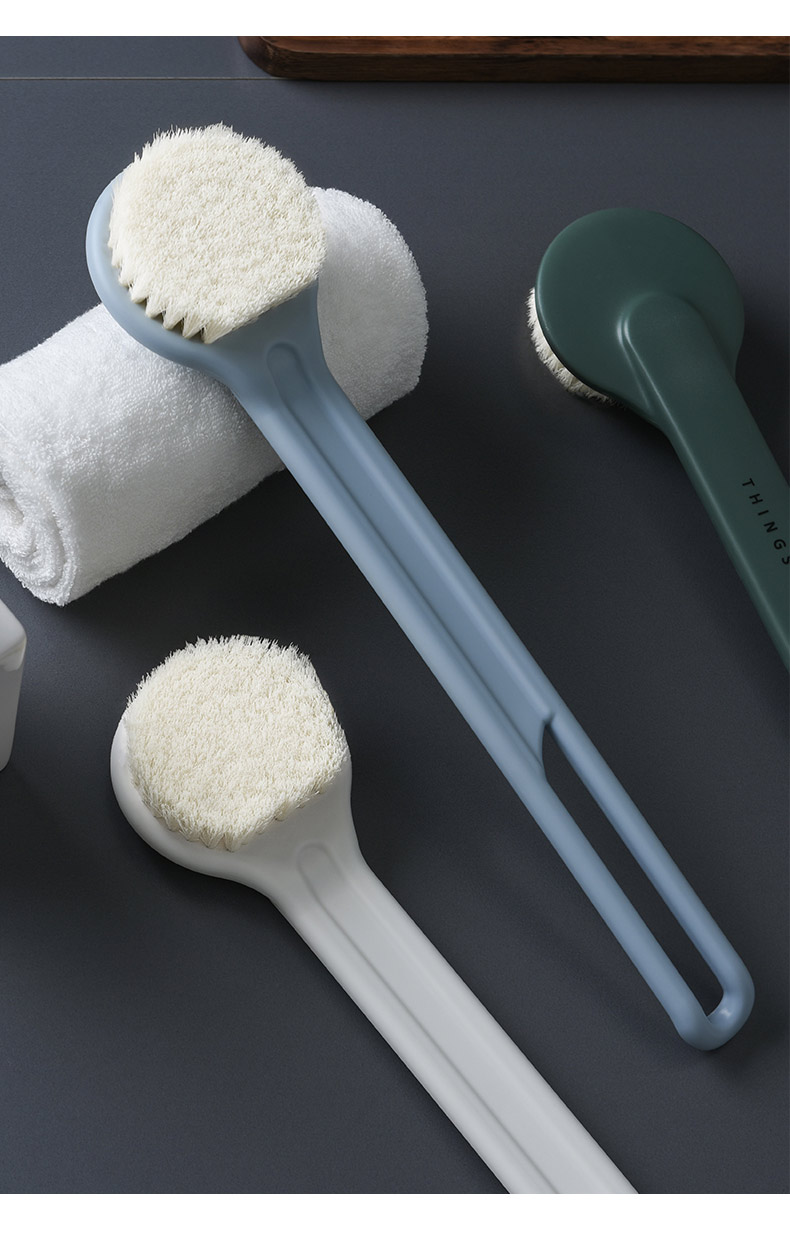 莱杉清洁工具 搓澡神器长柄软毛洗澡刷搓成人搓背搓泥不求人后背沐浴