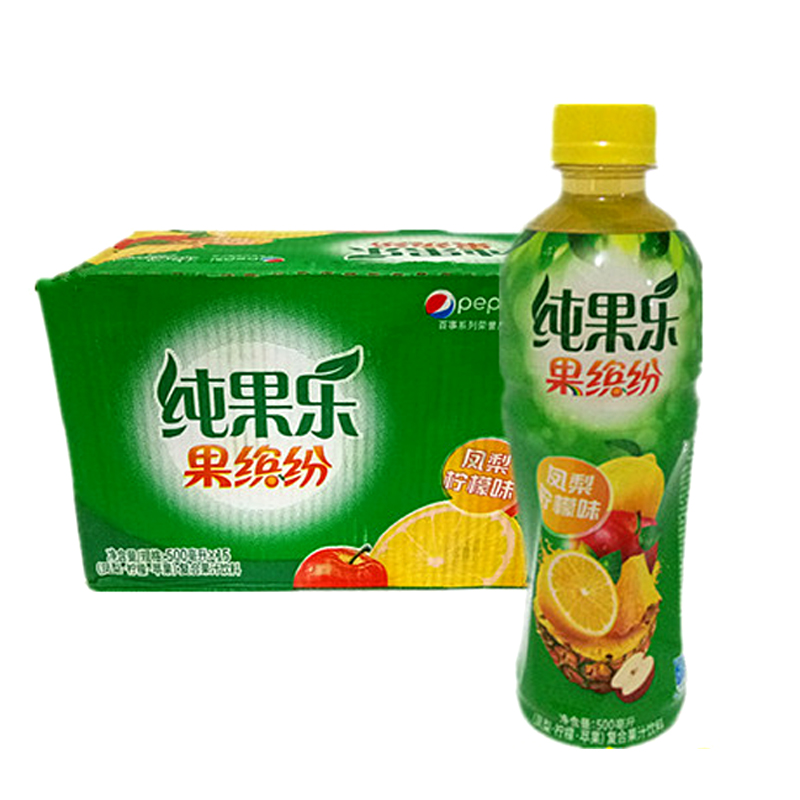 康师傅纯果乐果缤纷热带美味柠爽葡醉蓝莓石榴荔枝椰青金橙奇异果混合