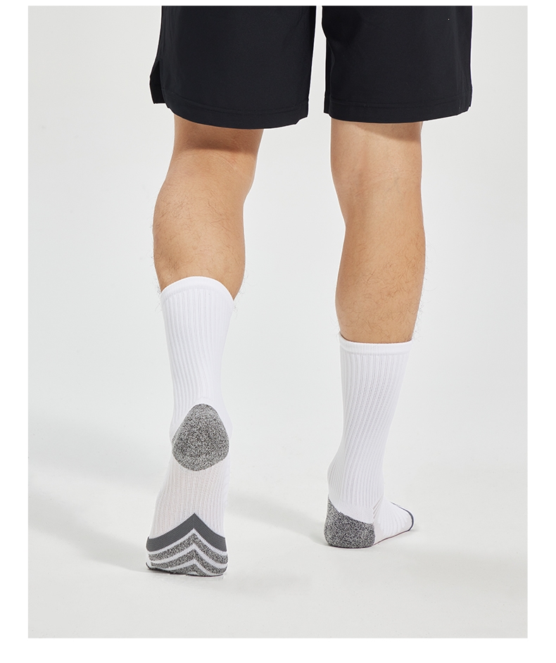 李宁(li-ning)运动袜 李宁篮球袜子男cba专业运动长袜中筒精英毛巾底