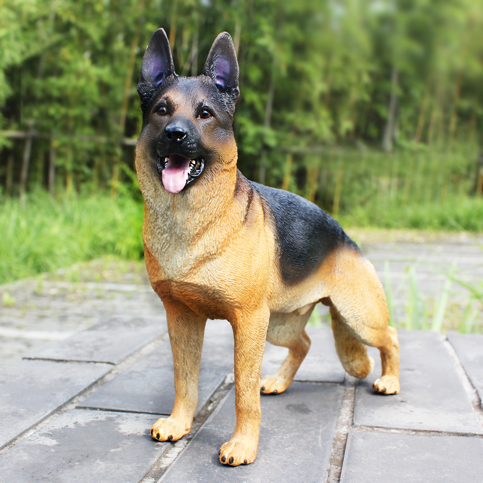 仿真动物模型狗狗玩具摆件宠物犬宠物狗大狼狗德国牧羊犬德国黑背灵缇